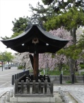 Outside Heian Jingu Shrine grounds in Kyoto